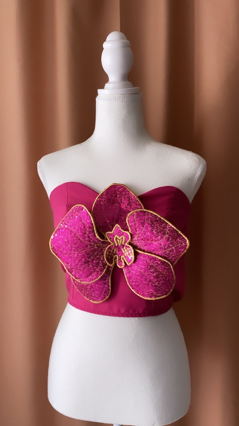 orchid top – Astrid Molina